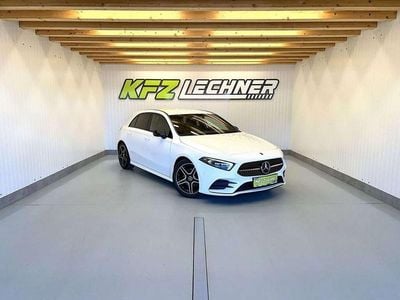 Gebraucht Mercedes A180 AMG line 136 PS (100 kW) 2019 Weiß Limousine