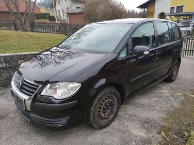 Gebraucht VW Touran 105 PS (77 kW) 2009 Schwarz Van / Kleinbus