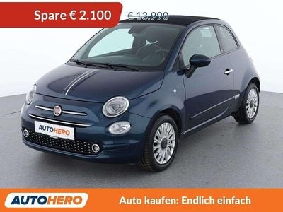 Gebraucht Fiat 500C Lounge 69 PS (50 kW) 2020 Blau Cabrio