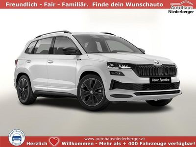 Silber Neu 2025 Skoda Karoq SportLine SUV | € 42.698 (Fairer Preis)