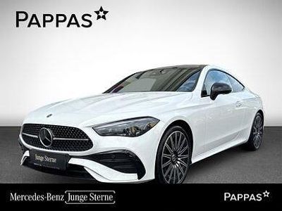 Gebraucht Mercedes CLE220 Night 197 PS (144 kW) 2024 Polarweiß Coupé