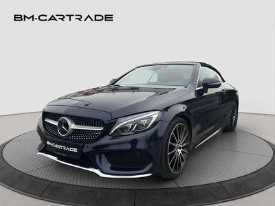 Blau Gebraucht 2017 Mercedes C220 AMG line Cabrio | € 31.900 (Etwas zu teuer)