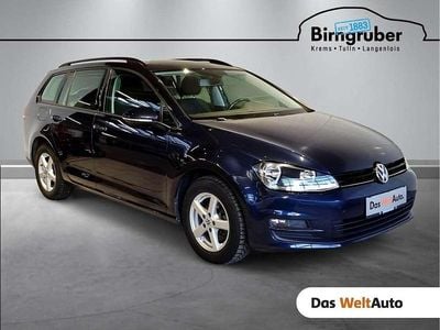 Gebraucht VW Golf VII 90 PS (66 kW) 2017 Dunkelblau  metallic Kombi