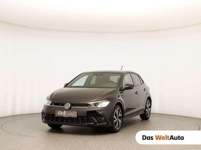 Schwarz metallicperleffektno Gebraucht 2024 VW Polo R-line Limousine | € 24.990
