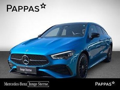 Metalliclack hyperblau Gebraucht 2024 Mercedes CLA250 Shooting Brake Kombi | € 43.900 (Etwas zu teuer)