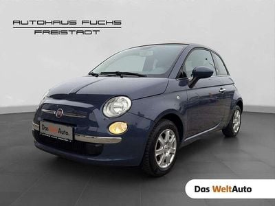 Gebraucht Fiat 500 Lounge 69 PS (50 kW) 2013 Mittelblau  normal Cabrio