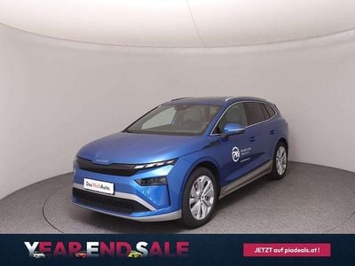 Mittelblau metallic Neu 2025 Skoda Enyaq iV SUV | € 51.590 (Etwas zu teuer)