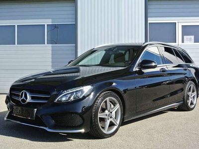 gebraucht Mercedes C300 Touring Aut. ** AMG-Paket ** LED-SW * AHK * LEDER *Burmester *