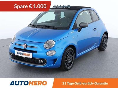 Blau Gebraucht 2021 Fiat 500C Sport Cabrio | € 15.190 (Fairer Preis)