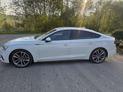 Gebraucht Audi A5 Sportback S-Line 190 PS (139 kW) 2019 Weiß Kleinwagen