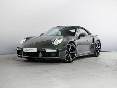 Gebraucht Porsche 911 Turbo 580 PS (426 kW) 2023 Dunkelgrün metallic Cabrio