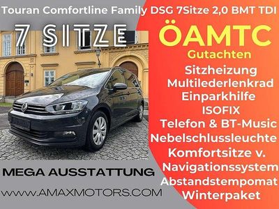 gebraucht VW Touran Comfortline Family DSG 7Sitze 20 BMT TDI Temp...