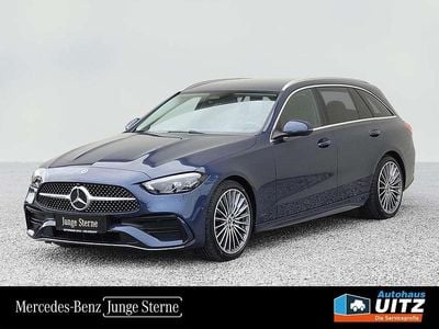 Metalliclack sodalithblau Gebraucht 2024 Mercedes C200 AMG Kombi | € 44.765 (Fairer Preis)