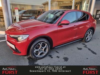 Rot Gebraucht 2018 Alfa Romeo Stelvio Super SUV | € 23.990 (Guter Preis)