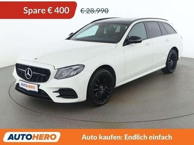 Gebraucht Mercedes E220 AMG line 194 PS (142 kW) 2018 Weiß Kombi