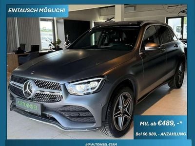 Grau Gebraucht 2019 Mercedes GLC400d AMG line SUV | € 36.900
