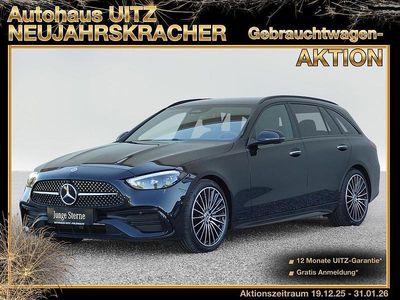 Gebraucht Mercedes C200 Premium Plus 163 PS (119 kW) 2024 Metalliclack obsidianschwarz Kombi