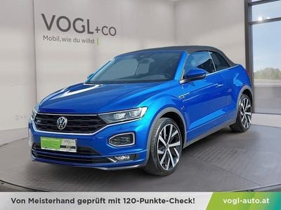 Blau Gebraucht 2020 VW T-Roc Cabriolet R-line Cabrio | € 23.990 (Fairer Preis)