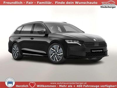 Schwarz Neu 2025 Skoda Octavia SportLine Kombi | € 35.855 (Fairer Preis)