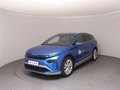 Mittelblau metallic Neu 2025 Skoda Enyaq iV SUV | € 51.590 (Etwas zu teuer)