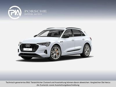 Gebraucht Audi e-tron Advanced 300 kW (408 PS) 2020 Weiss  metallic SUV