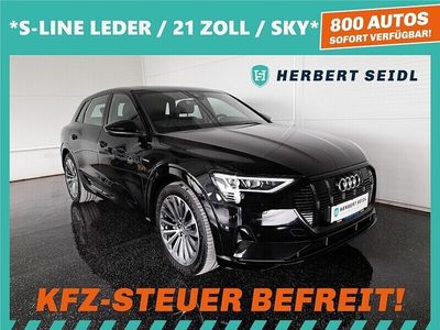 gebraucht Audi e-tron 55 quattro S-Line *S-LINE LEDER / SKY / 21 ZOLL...