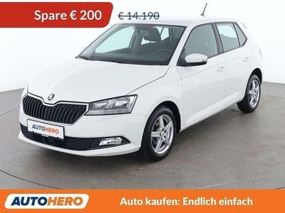 Gebraucht Skoda Fabia Ambition 75 PS (55 kW) 2021 Weiß Kleinwagen