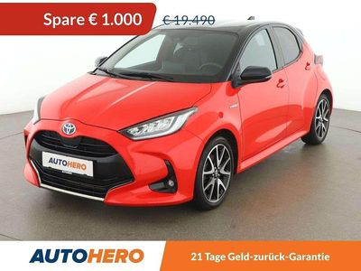 Rot Gebraucht 2021 Toyota Yaris Hybrid Edition Kleinwagen | € 18.490 (Fairer Preis)