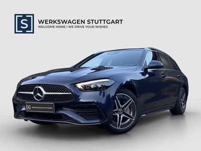 Blau Gebraucht 2024 Mercedes C300e AMG Kombi | € 47.399 (Fairer Preis)
