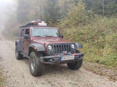 Gebraucht Jeep Wrangler Unlimited Rubicon 177 PS (130 kW) 2007 Rot SUV