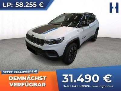 Weiss Gebraucht 2024 Jeep Compass Trailhawk SUV | € 32.990 (Etwas zu teuer)