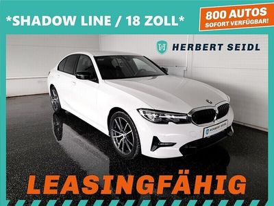 gebraucht BMW 318 d Limo Sport Shadow Line LED / NAVI / 18 ZOLL / SHADOW LINE & DACHHIMMEL SCHWARZ