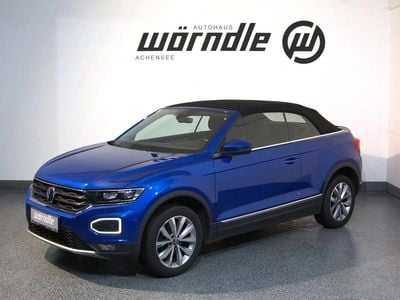 Gebraucht VW T-Roc Cabriolet Style 110 PS (80 kW) 2021 Blau Cabrio