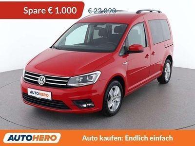 Gebraucht VW Caddy Comfortline 125 PS (91 kW) 2017 Rot Van / Kleinbus