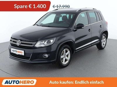 Gebraucht VW Tiguan R-line 150 PS (110 kW) 2015 Schwarz SUV
