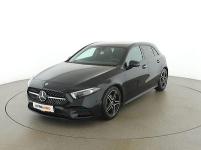 Schwarz Gebraucht 2019 Mercedes A180 AMG line Limousine | € 22.790 (Etwas zu teuer)