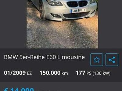 Gebraucht 2009 BMW 520 Limousine | € 12.750