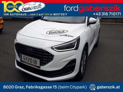 Weiß frozen white metallic Gebraucht 2023 Ford Focus Titanium Kombi | € 24.280 (Etwas zu teuer)