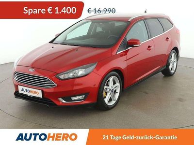 Rot Gebraucht 2018 Ford Focus Titanium Kombi | € 15.590 (Etwas zu teuer)