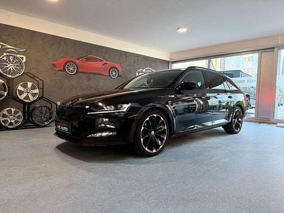 Schwarz Gebraucht 2021 Skoda Superb SportLine Kombi | € 32.490 (Teuer)
