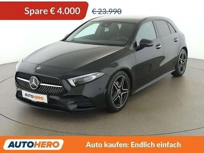Gebraucht Mercedes A180 AMG line 136 PS (100 kW) 2019 Schwarz Kleinwagen