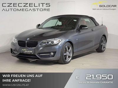 Gebraucht BMW 220 Sport Line 184 PS (135 kW) 2016 Grau Cabrio