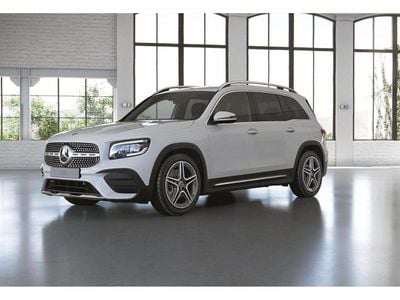 Polarweiß Gebraucht 2022 Mercedes GLB200 AMG line SUV | € 31.850 (Superpreis)