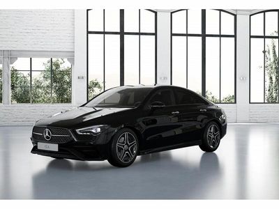 Metalliclack kosmosschwarz Gebraucht 2024 Mercedes CLA200 AMG line Coupé | € 42.900 (Teuer)