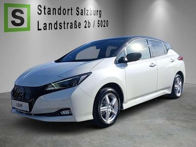 Gebraucht Nissan Leaf Tekna 160 kW (218 PS) 2023 Weiß Kleinwagen