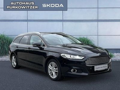 Schwarz metallic Gebraucht 2016 Ford Mondeo Titanium Kombi | € 7.990