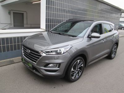 gebraucht Hyundai Tucson 1.6 T-GDI 4WD Level 6 DCT Aut. Navi,Rückfahrkamera,Sitz + Lenkradheizung,LED