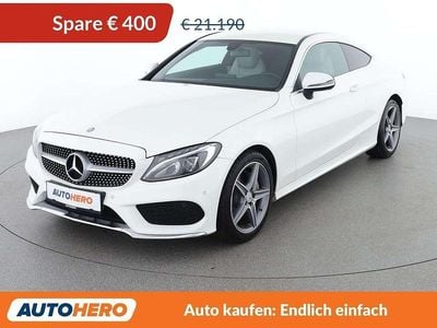 Weiß Gebraucht 2016 Mercedes C200 AMG line Coupé | € 20.790 (Superpreis)