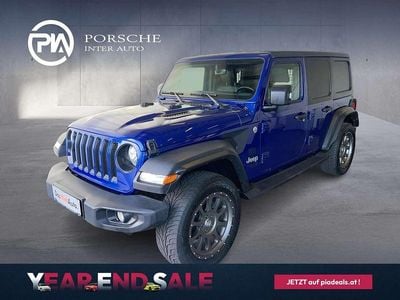 Mittelblau metallic Gebraucht 2021 Jeep Wrangler Unlimited Sport SUV | € 36.490