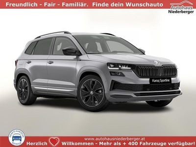 Schwarz Neu 2025 Skoda Karoq SportLine SUV | € 47.839 (Fairer Preis)
